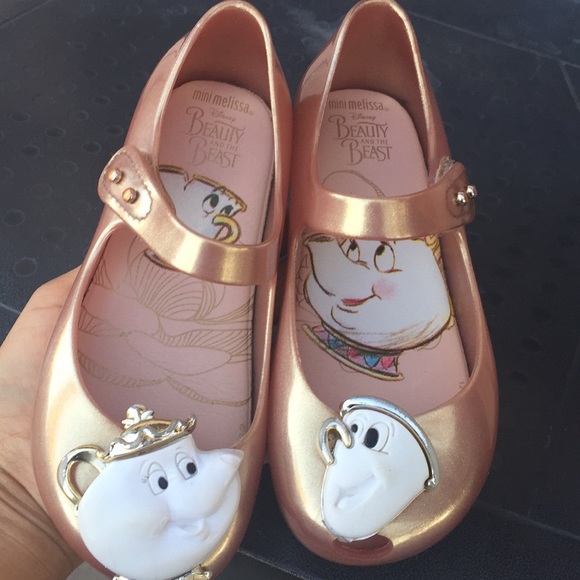 mini melissa beauty and the beast rose